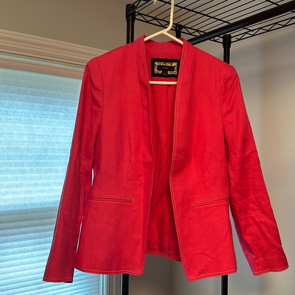 J.Crew Pink Blazer Size 6